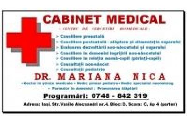Cabinet medical - Dr. Mariana Nica - Centru de cercetari biomedicale - 1.jpg