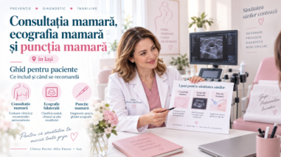 Consultația mamară, ecografia mamară și puncția mamară în Iași: ghid complet pentru sănătatea sânului