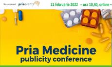 PRIAevents, organizeaza conferinta PRIA Medicine, Supplements and Medical Devices Publicity