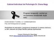 Program terapeutic centrat pe recuperarea emotionala dupa doliu